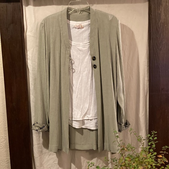 Vintage-late80’s-early90’s Jacket/tank, size M? - Picture 7 of 12